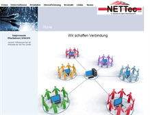 Tablet Screenshot of nettec-gmbh.com